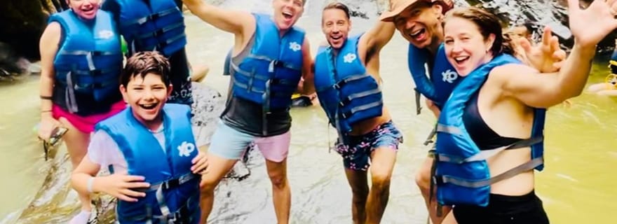 San Juan : Excursion dans la forêt tropicale, toboggans aquatiques et plage avec transport