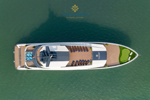 Ha Long & Lan Ha Bay Luxury Yacht: Dark Cave, Kayak, Sunset Private Car Transfer & Private Tour Guide & Shared Boat