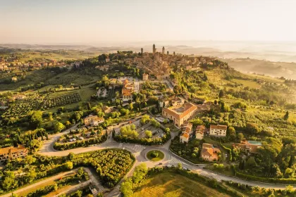 Von Florenz aus: Das Beste der Toskana Kleingruppentour zum Sonnenaufgang