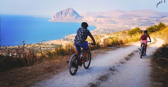 From Trapani: e-Bike Tour in the Village of Erice