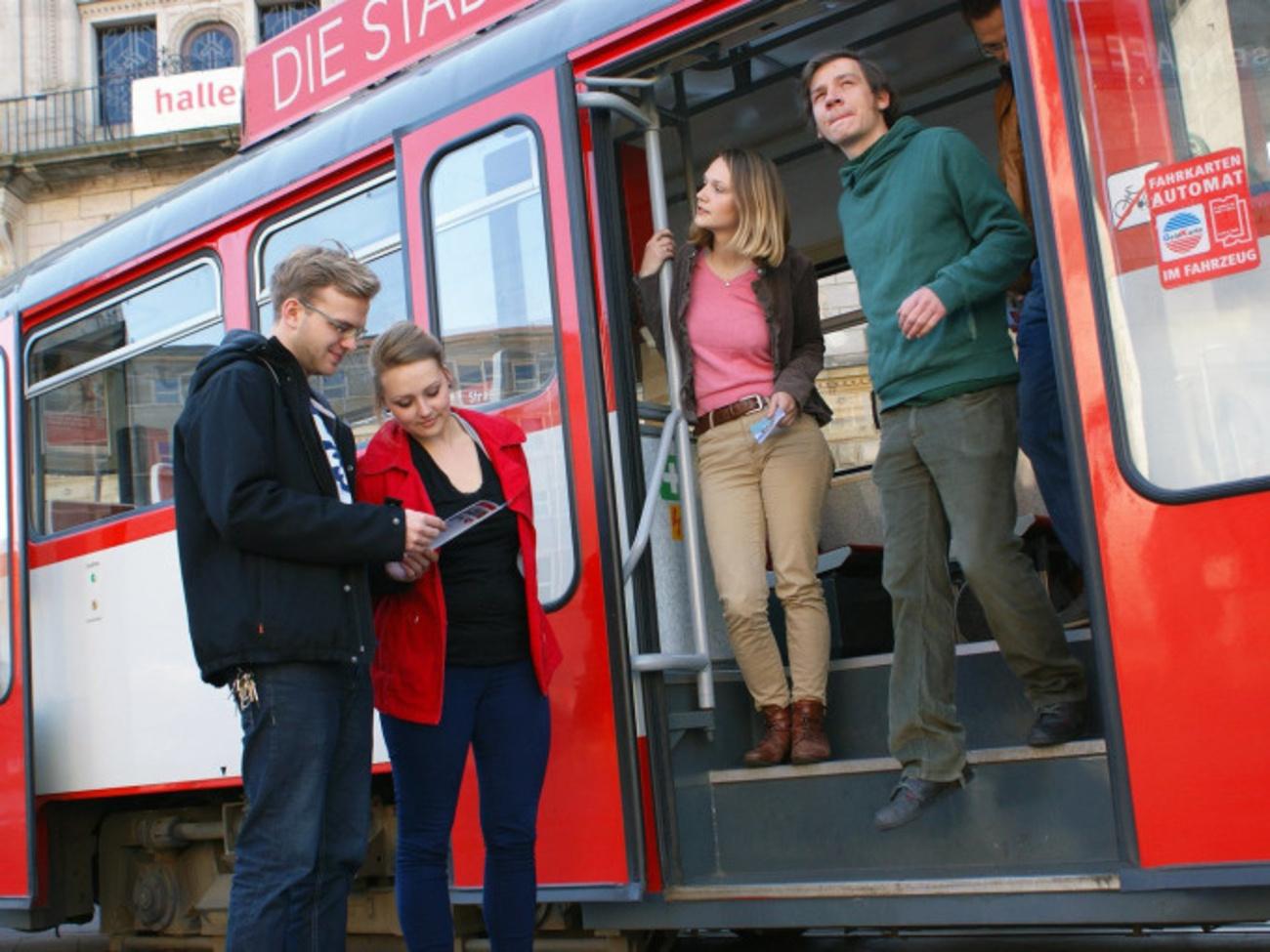 Halle (Saale) : Die Straßenbahn-Tour