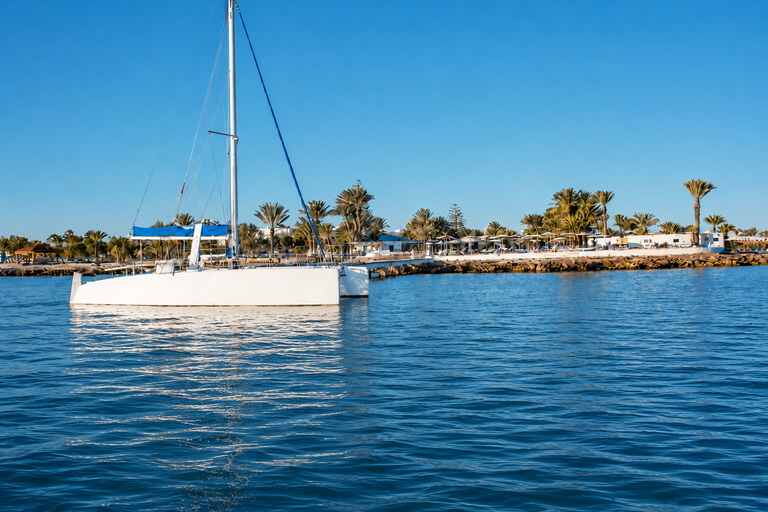 Djerba: Catamaran with Dolphin Watching and Swimming Break