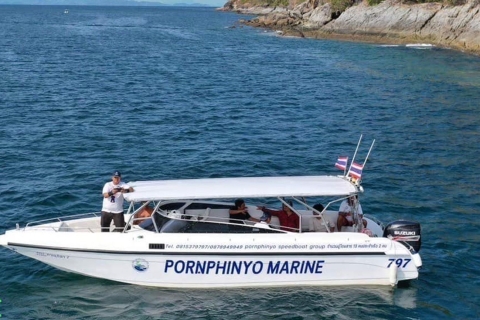 Private Luxury Speed Boat Charter naar Phi Phi-eilandenPrivate Luxury Speed Boat Charter naar Phi Phi Island