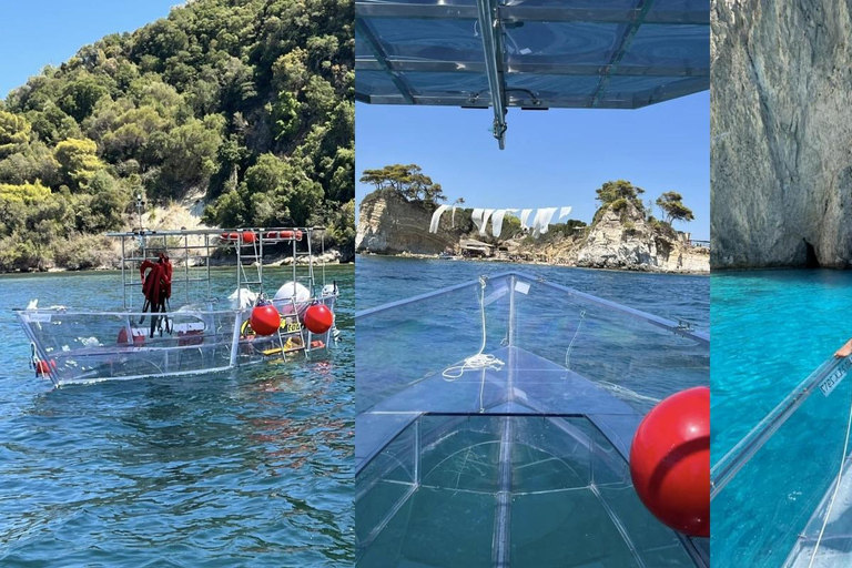 Zakynthos: Complete Clear boat Unique Experience and Swim