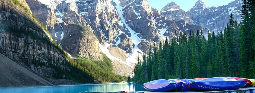 Banff : visite du lac Louise, du lac Moraine, de la télécabine, de la grotte et du bassin