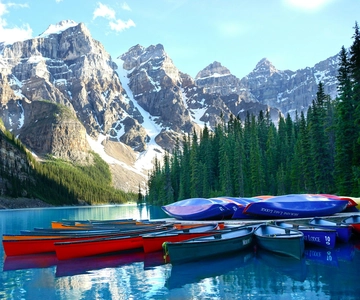 Banff Gondola, Lake Louise, Moraine, Minnewanka, Hot Springs