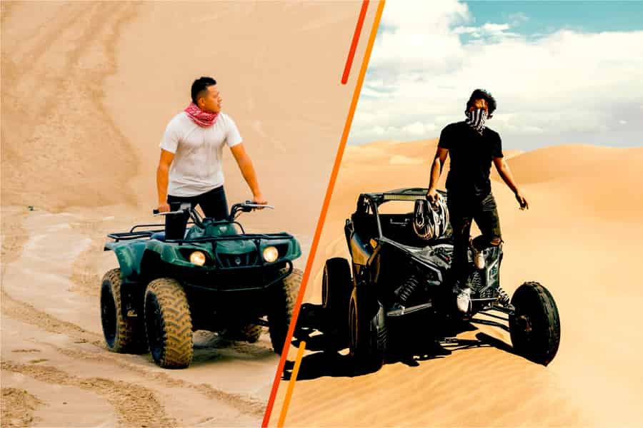 Dubai: Quad-Bike- oder Dünenbuggy-Abenteuer & optionaler Transfer. Foto: GetYourGuide Dubai: Quad-Bike- oder Dünenbuggy-Abenteuer & optionaler Transfer. Foto: GetYourGuide