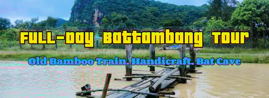 Journée complète : artisanat, train de bambous, grotte de la mort, grotte des chauves-souris