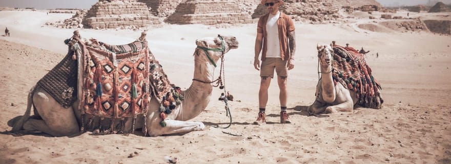 Gizeh/Caire : Visite privée d'une demi-journée des grandes pyramides et du Sphinx