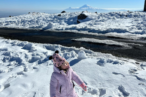 Wycieczka na górę Aragats - klasztor Saghmosavanq - Park Alfabetyczny