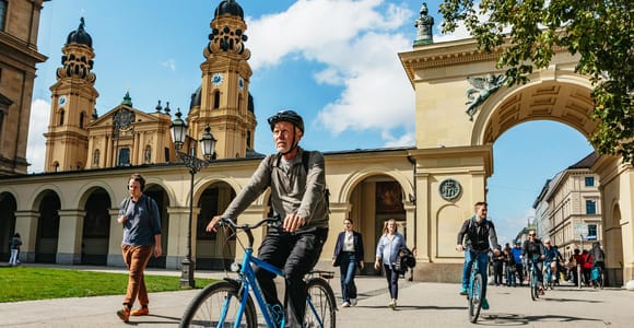 München: Klassische geführte Stadtrundfahrt mit dem Fahrrad (nur auf Englisch)