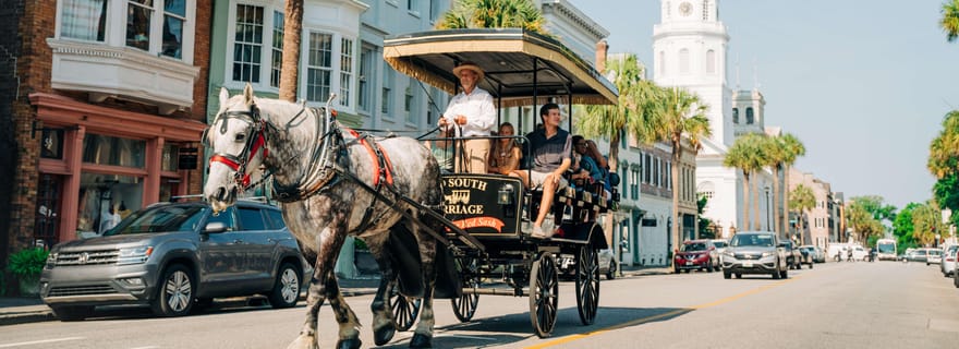 Depuis Myrtle Beach : Excursion à Charleston, Boone Hall et croisière