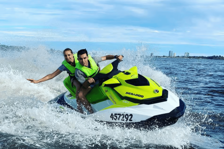 Doha: Adrenaline-Filled Jet Ski Tour at Katara Beach 60-minute jet ski ride