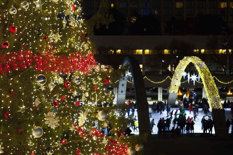 Toronto: Guided City Sightseeing Festive Lights Bus Tour Festive Lights Tour