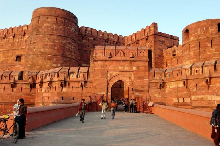 Vanuit Delhi:Zonsopgang Taj Mahal Tour met OlifantenbehoudAlleen Auto + Gids