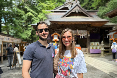 Journée d'excursion autour du mont Fuji et du lac KawaguchiVisite avec prise en charge au monument "LOVE" de Shinjuku