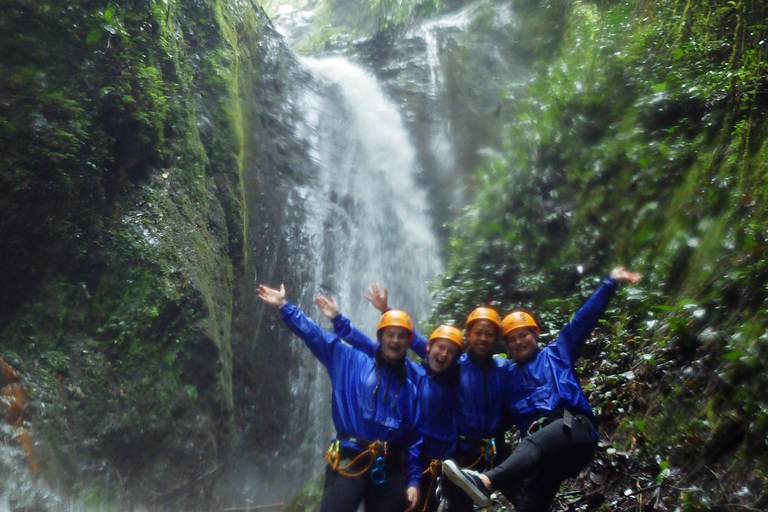 Baños: Canyoning in Chamana or Rio Blanco Waterfalls