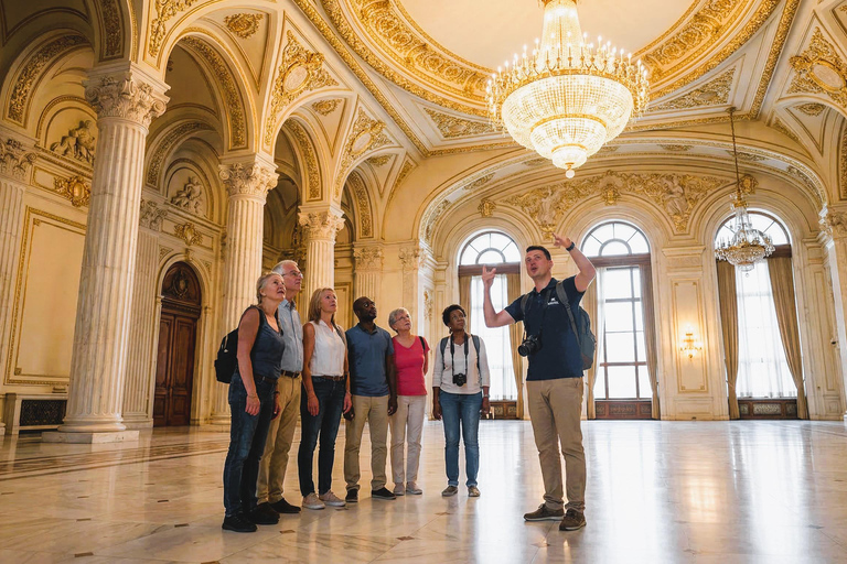 Bucharest Tour: Parliament, Spring Palace, Village Museum Audio Guide 24 Languages
