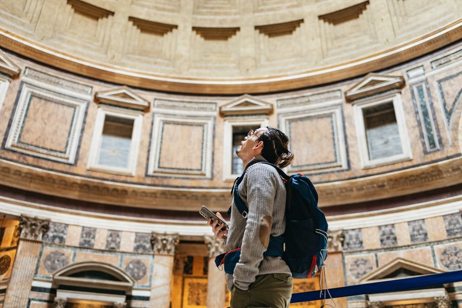 Rome : le billet coupe-file pour le Panthéon et l&#039;audioguide officiel.