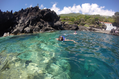 Excursão à Ilha de São Jorge com opções de Snorkeling e Caminhada