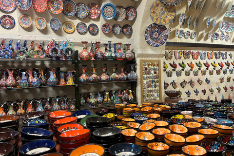 Tour de shopping en Cappadoce !Cappadocia Shopping Tour Guide espagnol, portugais ou italien