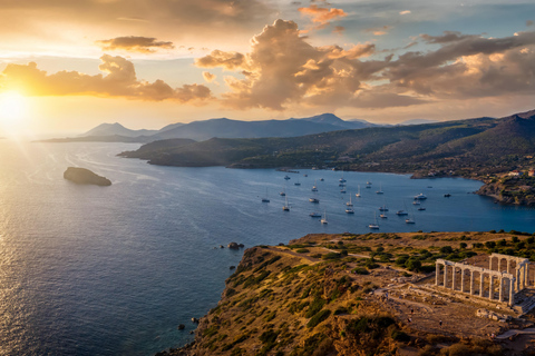 Athens: Sunset at Cape Sounion & Beach Break