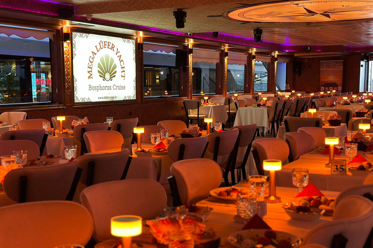 Istanbul: Bosphorus Dinner Cruise with Live Entertainment Bosphorus Dinner Cruise, Soft Drink w/ Transfer