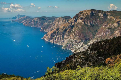 Privérondvaart van een hele dag langs de kust van Amalfi vanuit PraianoBoottocht langs de Amalfikust vanuit Praiano