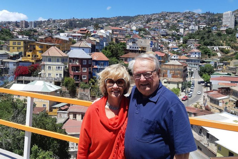 Depuis Santiago : Visite de Valparaiso et du vignoble de la vallée de Casablanca