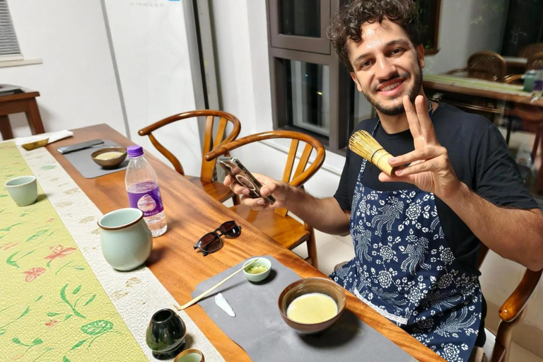 Hangzhou: Tea Picking, Roasting, and Fan-Making Experience Premium Tea Picking, Drone & Lacquer Fan Experience