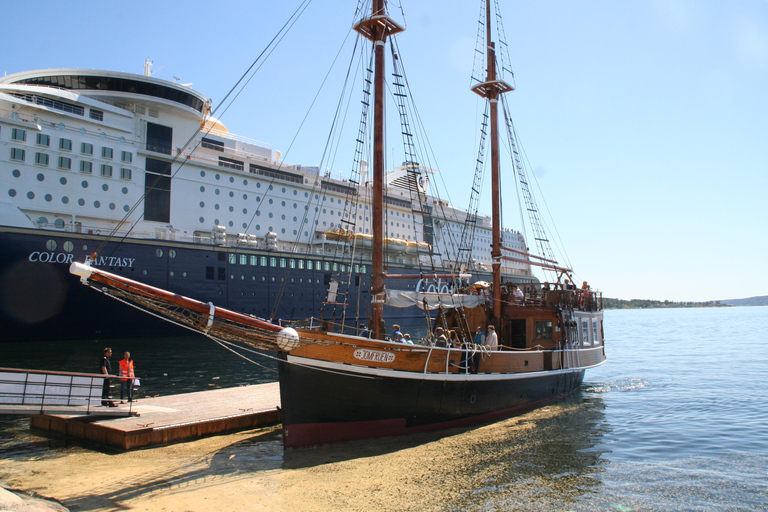 Oslo: Mini cruzeiro pelo fiorde em um veleiro de madeira