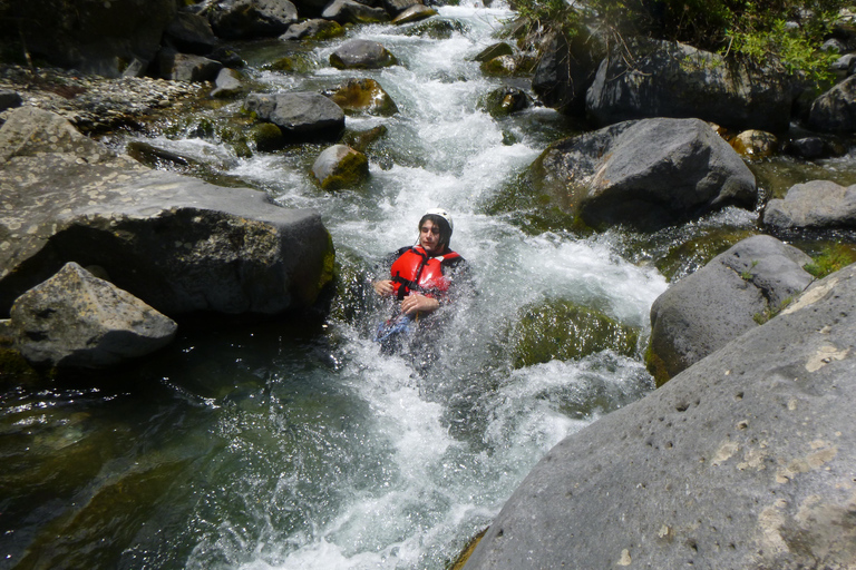 Canyoning and bodyrafting in the Alcantara River