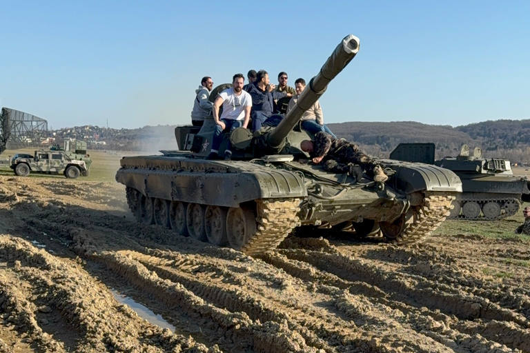 Budapest: T-72 Tank Driving & BTR Military Off-Road Ride