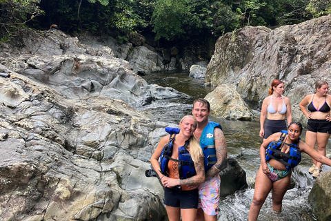 Excursion à El Yunque, rivière et toboggans aquatiques