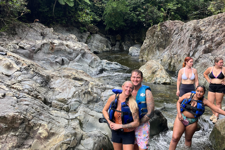Excursion à El Yunque, rivière et toboggans aquatiques