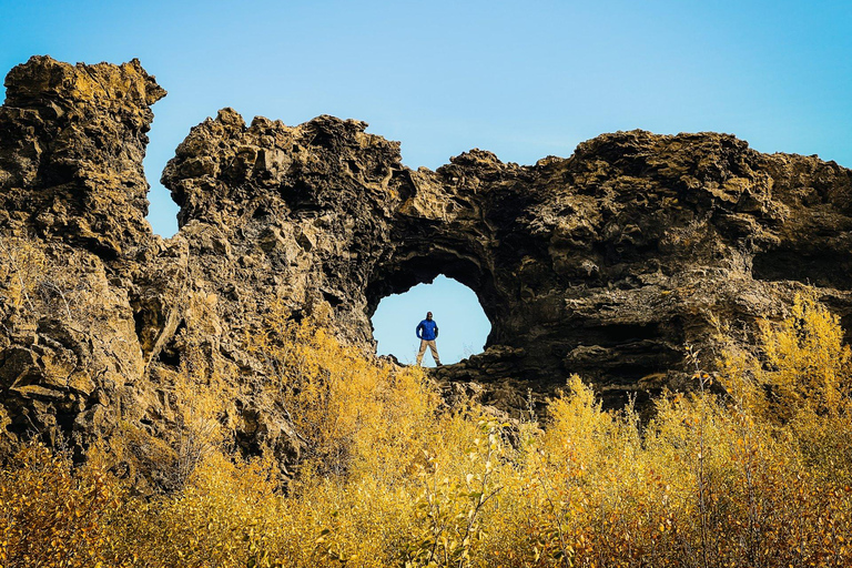 Port Akureyri: wodospad Godafoss, Myvatn i Dettifoss