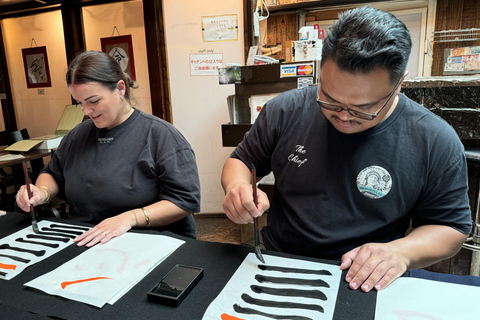 Kyoto: Japanese Calligraphy Workshop 1 - Hour Workshop