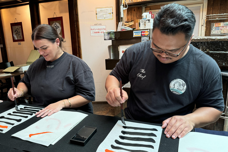 Kyoto: Japanese Calligraphy Workshop2 - Hours Calligraphy Workshop