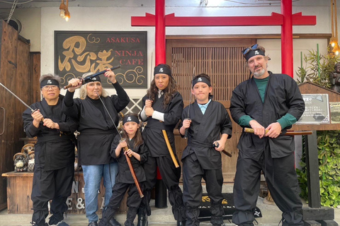 Tokyo : Ninja Experience Cafe Asakusa・Sasuke course