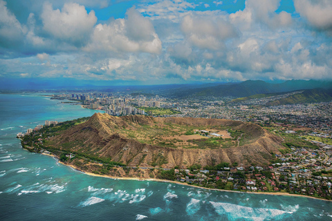 De Honolulu: Passeio completo de helicóptero pela ilha de Oahu