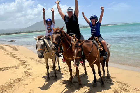 Puerto Plata: Beach Horseback Ride with Swim and Drinks Puerto Plata: Beach Horseback Ride with Swim and Drinks