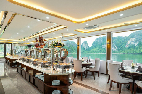 Hanoi: Halong Bay Day Tour with 5-star Cruise & Transfer