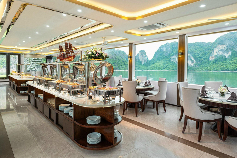 Hanoi: Halong Bay Day Tour with 5-star Cruise & Transfer