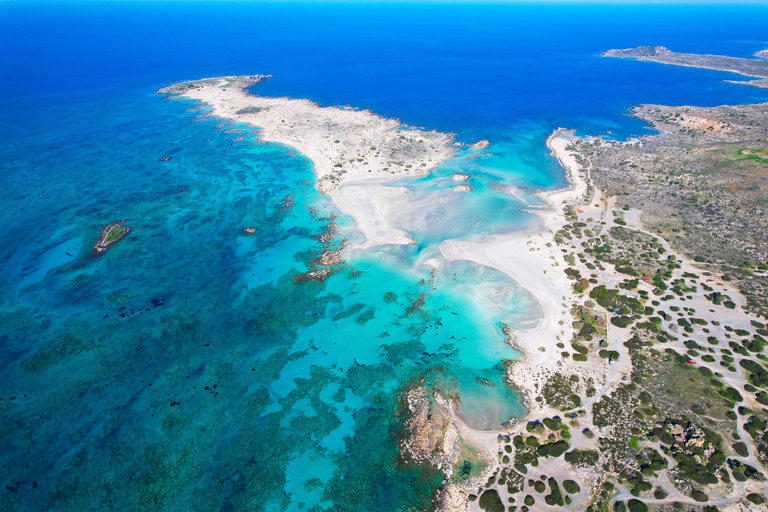 Chania: 1-dniowa wycieczka na plażę Elafonisi z lokalną fabryką miodu