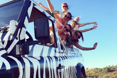 Algarve Sunset 4x4 Zebra Jeep Safari with Sparkling Wine Albufeira Sunset 4x4 Zebra Jeep Safari with Sparkling Wine