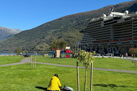 Recorrido privado de 2 días con tren de Flåm, fiordo Hardager y crucero