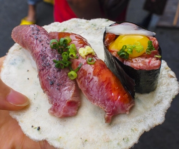 Van Takayama: Avontuur met eten, Showa Era en de oude stad