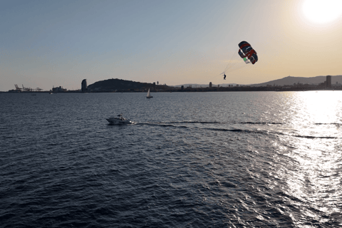 Barcelona: Parasailing Adventure Ride with Scenic Sea Views