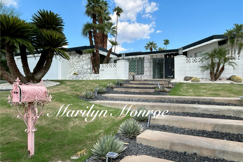 Palm Springs: Celebrity Homes Guided Electric Cart Tour Explore Palm Springs Celebrity Homes in Style
