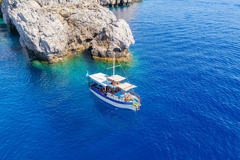 Sailing Lindos & Hidden Bays with Captain Vasilis